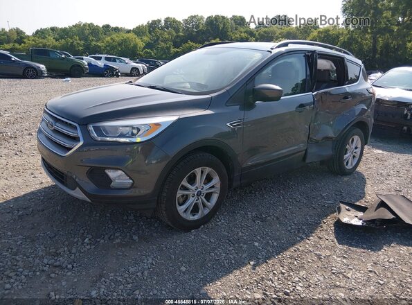 1FMCU9HD2JUB67592 2018 FORD ESCAPE Gray Przód lewy