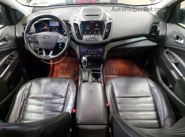 1FMCU9HD2JUB93917 2018 FORD ESCAPE Черный Вид панели приборов