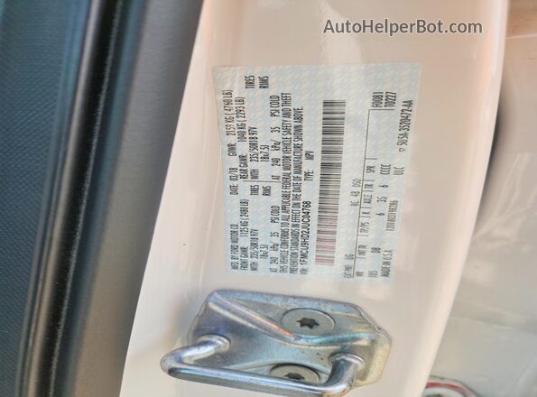 1FMCU9HD2JUC04768 2018 FORD ESCAPE White Widok komory silnika