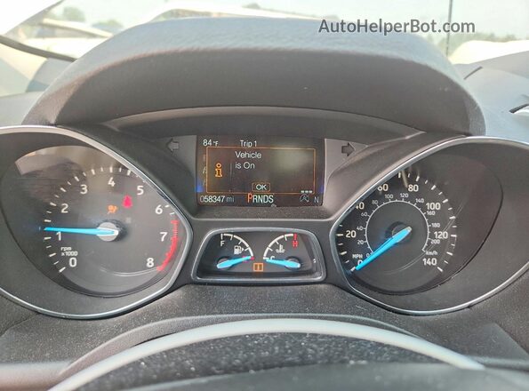 1FMCU9HD2JUC04768 2018 FORD ESCAPE White Widok zestawu wskaźników