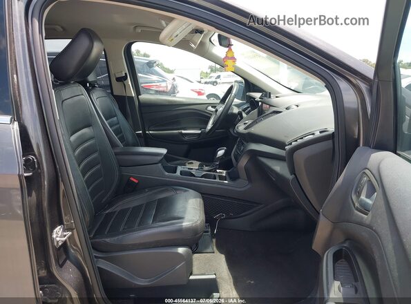 1FMCU9HD2JUC07542 2018 FORD ESCAPE Gray წინა სალონის ხედი