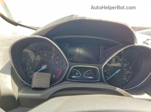 1FMCU9HD2KUB75614 2019 FORD ESCAPE Red Instrument cluster view