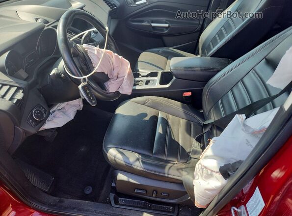 1FMCU9HD2KUB75614 2019 FORD ESCAPE Red Front interior view