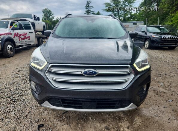 1FMCU9HD3JUA44061 2018 FORD ESCAPE Gray წინა ხედი