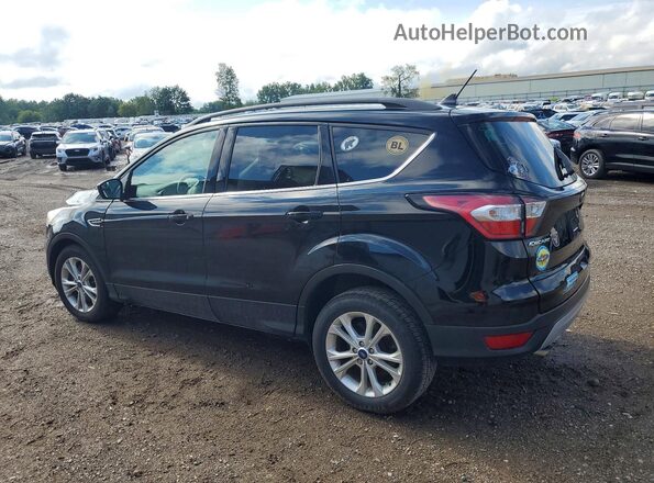 1FMCU9HD3JUB30857 2018 FORD ESCAPE Black Trasero izquierdo