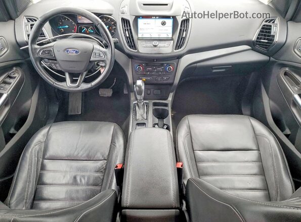 1FMCU9HD3JUC68494 2018 FORD ESCAPE Silver Առջևի վահանակի տեսք