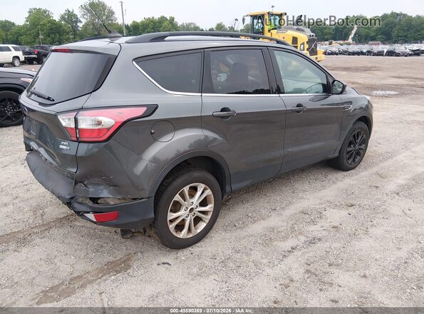1FMCU9HD3JUD54016 2018 FORD ESCAPE Gray Trasero derecho