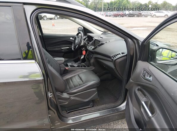 1FMCU9HD3JUD54016 2018 FORD ESCAPE Gray Vista interior delantera