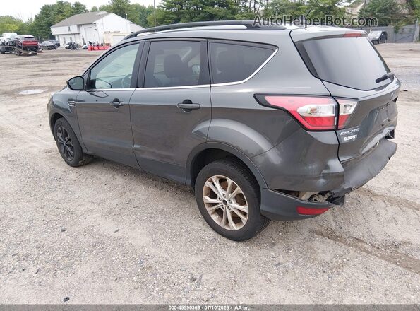 1FMCU9HD3JUD54016 2018 FORD ESCAPE Gray Trasero izquierdo