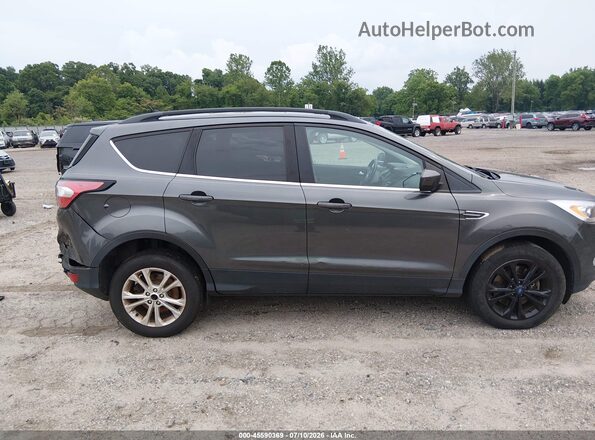 1FMCU9HD3JUD54016 2018 FORD ESCAPE Gray Vista del cuadro de instrumentos