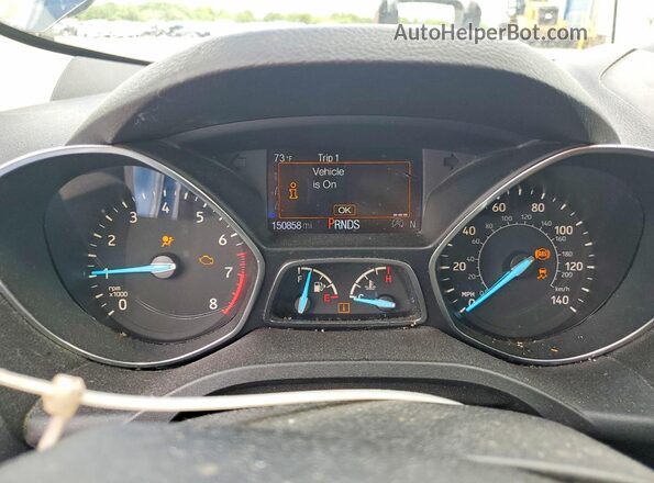 1FMCU9HD3KUC47789 2019 FORD ESCAPE Black Вид щитка приладів