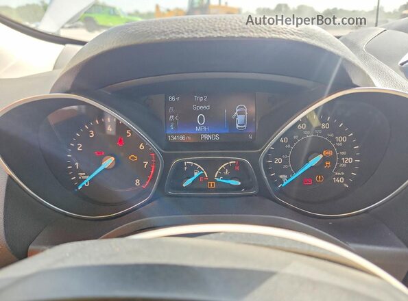 1FMCU9HD4JUA72659 2018 FORD ESCAPE White Սարքավորումների վահանակի տեսք