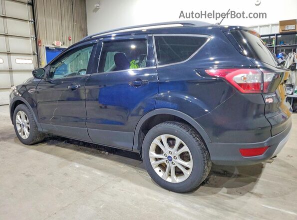 1FMCU9HD4JUB01416 2018 FORD ESCAPE Blue Tył lewy