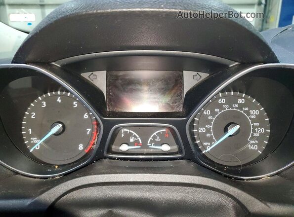 1FMCU9HD4JUB01416 2018 FORD ESCAPE Blue Widok zestawu wskaźników