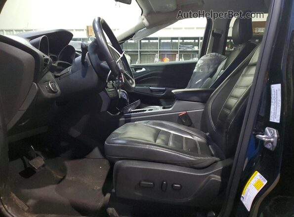 1FMCU9HD4JUB01416 2018 FORD ESCAPE Blue Widok wnętrza z przodu