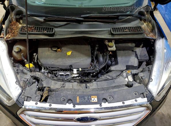 1FMCU9HD4JUB01416 2018 FORD ESCAPE Blue Widok komory silnika