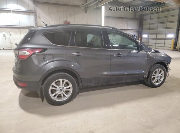 1FMCU9HD4JUB85995 2018 FORD ESCAPE Gray Задня права чверть