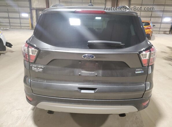 1FMCU9HD4JUB85995 2018 FORD ESCAPE Gray Вид ззаду