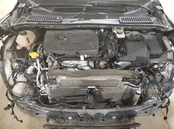 1FMCU9HD4JUB85995 2018 FORD ESCAPE Gray Вид підкапотного простору