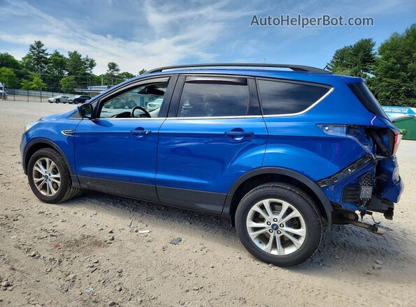 1FMCU9HD4KUB81186 2019 FORD ESCAPE Blue Задня ліва чверть