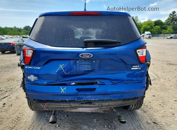 1FMCU9HD4KUB81186 2019 FORD ESCAPE Blue Вид ззаду