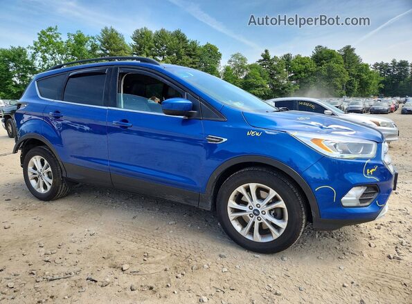 1FMCU9HD4KUB81186 2019 FORD ESCAPE Blue Передня права чверть