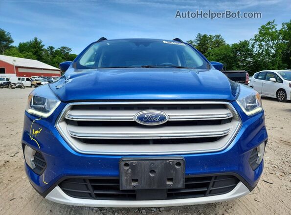 1FMCU9HD4KUB81186 2019 FORD ESCAPE Blue Вид спереду