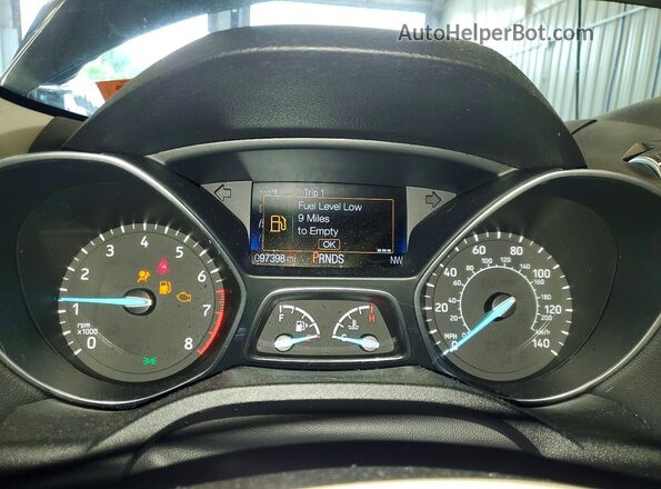 1FMCU9HD5JUA46653 2018 FORD ESCAPE Угольный Вид щитка приборов