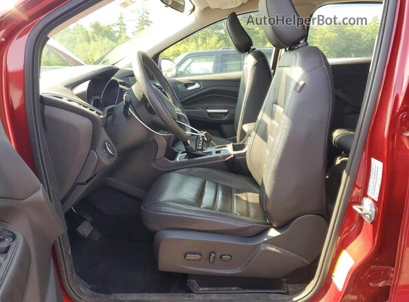1FMCU9HD5JUB01439 2018 FORD ESCAPE Red Vista interior delantera