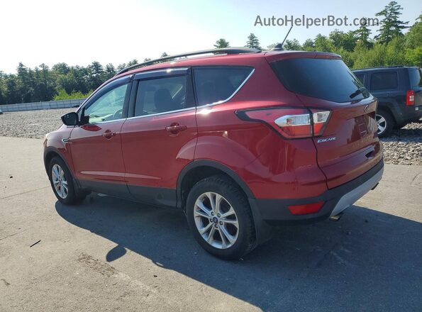1FMCU9HD5JUB01439 2018 FORD ESCAPE Red Trasero izquierdo