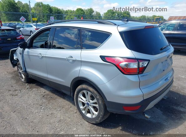 1FMCU9HD6JUA77801 2018 FORD ESCAPE Серебряный Задняя левая четверть