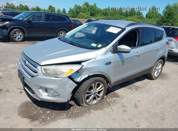 1FMCU9HD6JUA77801 2018 FORD ESCAPE Серебряный Передняя левая четверть