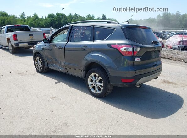 1FMCU9HD6JUD53071 2018 FORD ESCAPE Серый Задняя левая четверть