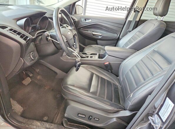 1FMCU9HD7KUA40872 2019 FORD ESCAPE Gray წინა სალონის ხედი