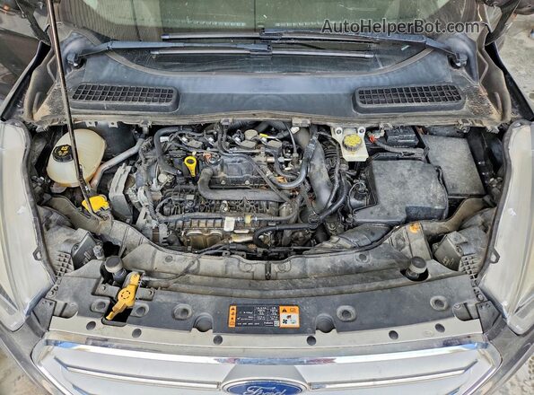 1FMCU9HD7KUA40872 2019 FORD ESCAPE Gray ძრავის განყოფილების ხედი