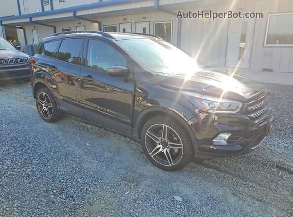 1FMCU9HD7KUB22892 2019 FORD ESCAPE Black Przód prawy
