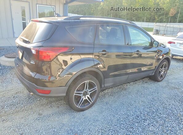 1FMCU9HD7KUB22892 2019 FORD ESCAPE Black Tył prawy