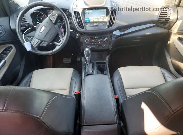 1FMCU9HD7KUB22892 2019 FORD ESCAPE Black Widok deski rozdzielczej