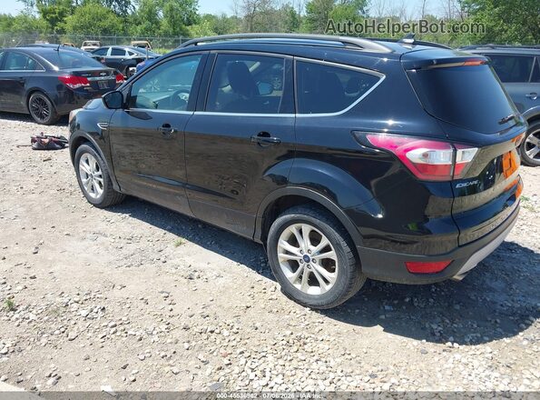 1FMCU9HD8JUA89237 2018 FORD ESCAPE Black Tył lewy