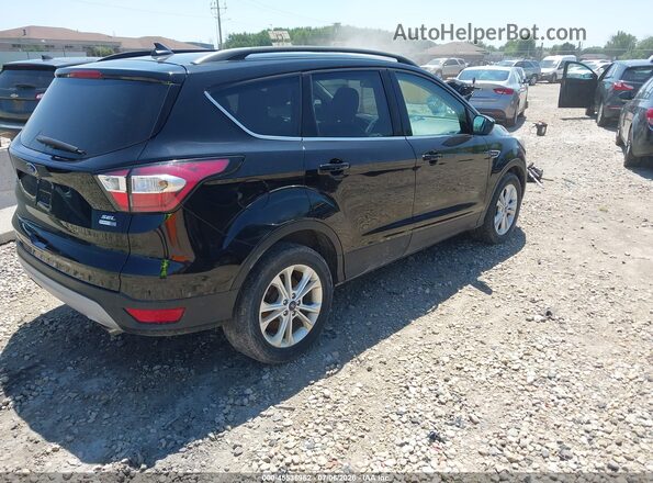1FMCU9HD8JUA89237 2018 FORD ESCAPE Black Tył prawy