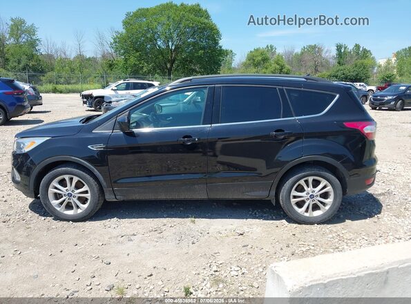 1FMCU9HD8JUA89237 2018 FORD ESCAPE Black Widok wnętrza 360 stopni