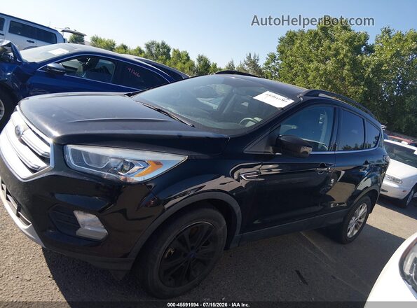1FMCU9HD8JUB61358 2018 FORD ESCAPE Black Vista interior de 360 grados