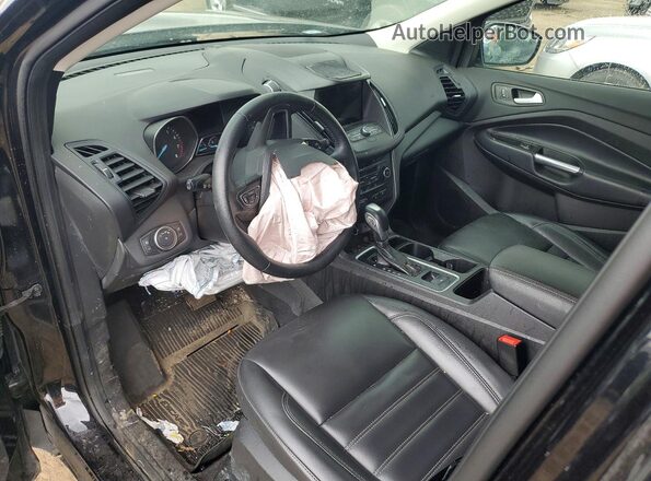 1FMCU9HD8KUB16437 2019 FORD ESCAPE Black Вид панелі приладів