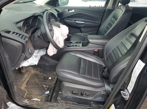 1FMCU9HD8KUB16437 2019 FORD ESCAPE Black Вид салону спереду