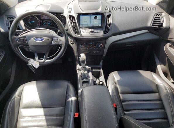 1FMCU9HD8KUB24456 2019 FORD ESCAPE Blue წინა პანელის ხედი