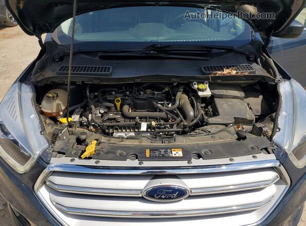 1FMCU9HD8KUB24456 2019 FORD ESCAPE Blue ძრავის განყოფილების ხედი