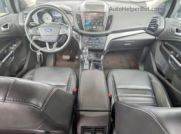 1FMCU9HD8KUB38907 2019 FORD ESCAPE Black Vista del salpicadero