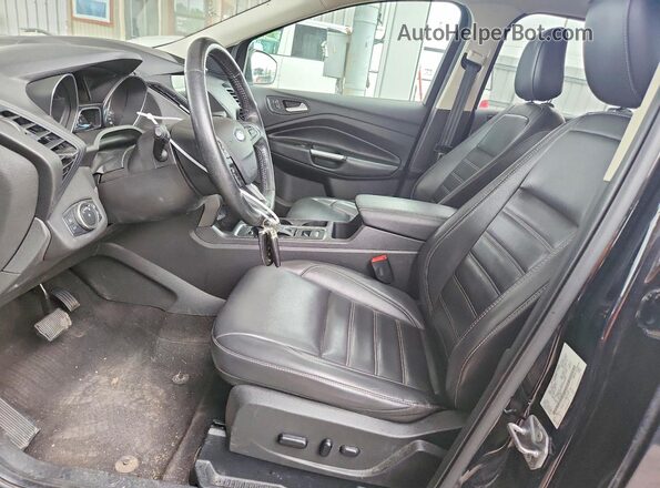 1FMCU9HD8KUB38907 2019 FORD ESCAPE Black Vista interior delantera