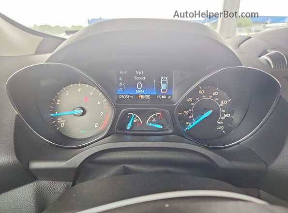 1FMCU9HD8KUB38907 2019 FORD ESCAPE Black Vista del cuadro de instrumentos
