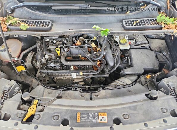 1FMCU9HD8KUB38907 2019 FORD ESCAPE Black Vista del compartimento del motor